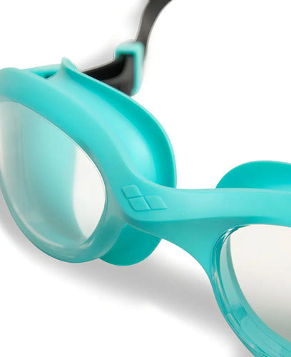 Lentes Arena The One - Btu Color Celeste Agua - Negro