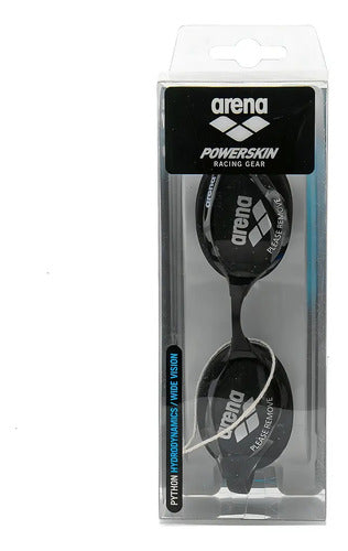 Lentes Natacion Arena Lente Transparente Anti Empañante Color Negro/ahumado