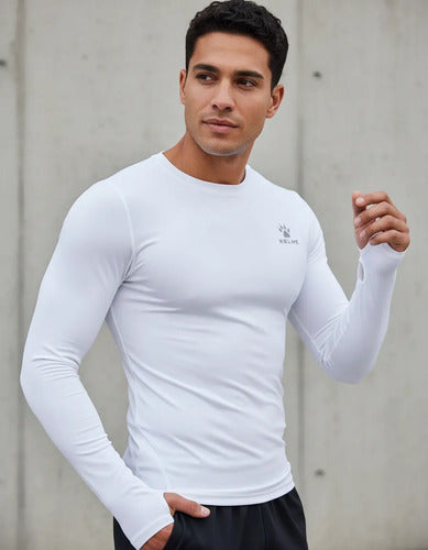 Remera Térmica Manga Larga Gruesa De Hombre Kelme Mmsports