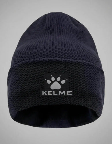 Gorro De Lana Kelme Navy Blue Azul Marino Unico Liso
