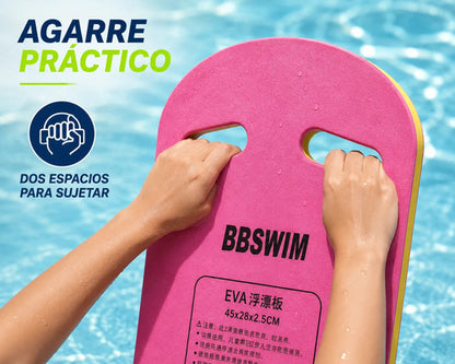 Tabla Natación Bbswim 45x28cm Entrenamiento Piscina Eva Surtido