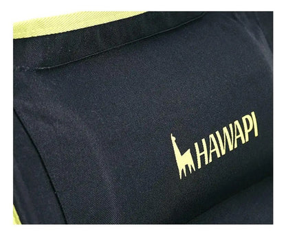 Silla De Camping Plegable De Aluminio Hawapi Atacama 125 Kg Preto/verde Limão