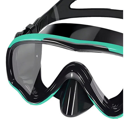 Set Snorkel Hydro Mascara Adulto Buceo Natacion Antifog Kit Turquesa