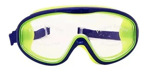 Antiparra Hydro® Natacion Mascara Pileta Buceo Junior Color Azul/verde