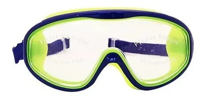 Antiparra Hydro® Natacion Mascara Pileta Buceo Junior Color Azul/verde