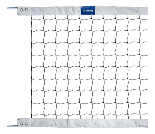 Red Profesional De Voley 4 Tiras De Pvc 10m X 1m Mallado 5cm