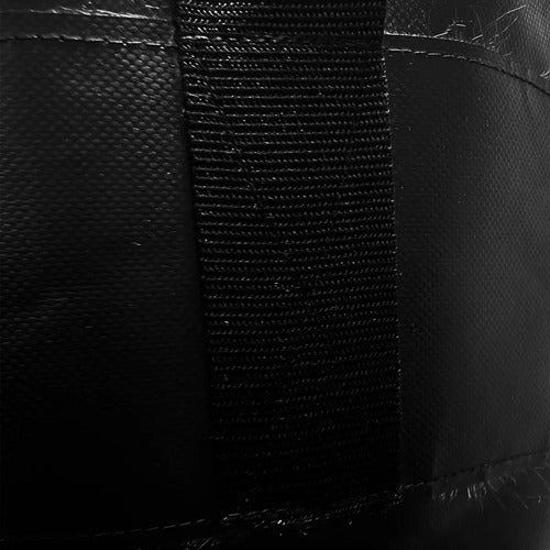 Bolsa De Boxeo En Cuerina 1m Línea Pro Rellena Color Negra