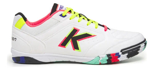 Calzado Kelme Precision Futsal White Black Mmsports
