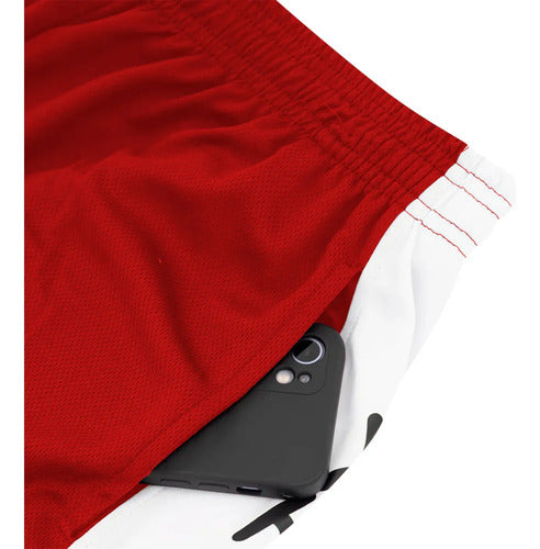 Short Básquetbol Penalty 3x3 Pro Hombre Dry One Rojo M