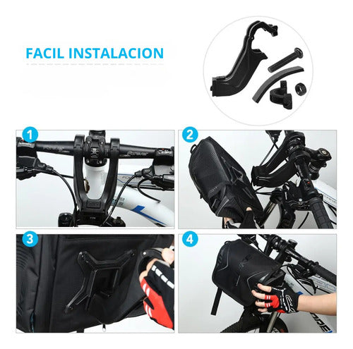 Bolso Delantero Bicicleta Morral Impermeable - Inbike Negro