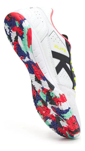 Botín Kelme Futsal Elite – Blanco/Negro