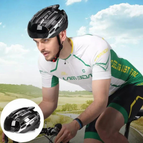 Casco Bicicleta Ultraligero Carretera Montaña - Inbike Negro M