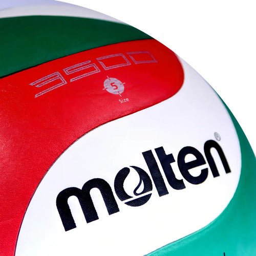 Balon Volleyball Voleibol Molten 3500 Tricolor #5 Verde/rojo/blanco