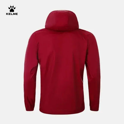 Campera De Lluvia Deportiva Kelme C/capucha Y Cierres M&m