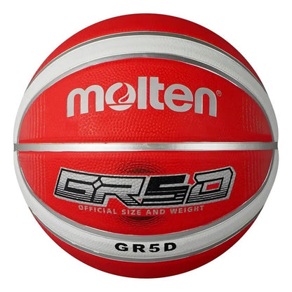 Pelota De Basketball Molten En Goma Número 5 Bgrx5d-wrw Rojo