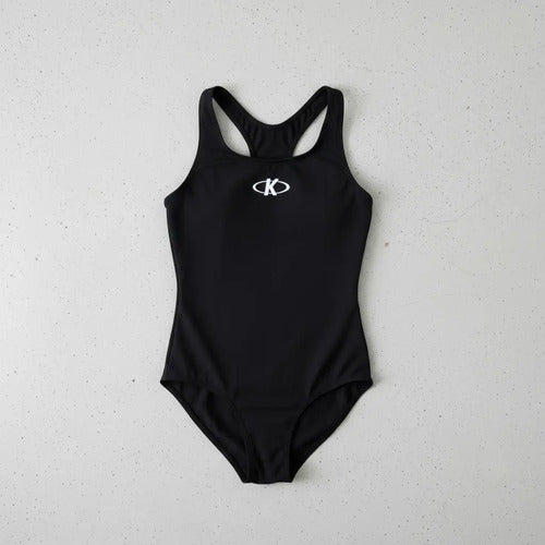 Malla Dama Natación Knex Negra Talles Xl-4xl Multicolor