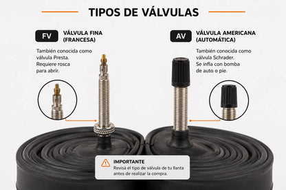 Kit Reparación Bicicleta Rodado 26 2 Cámaras Inflador Parche