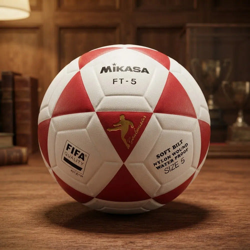 Pelota Beach Futbol Ft5  Termosellada Fifa Mikasa A/b/r Rojo