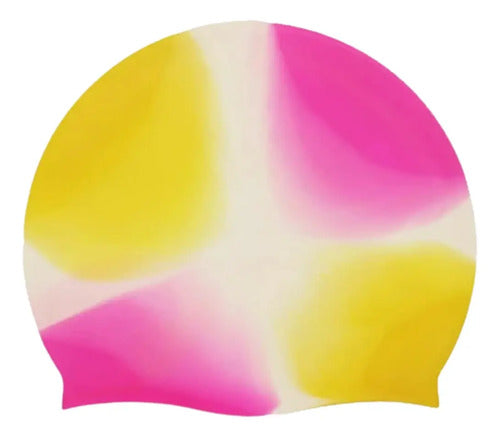 Gorra De Silicona Natacion Niños Mullticolor