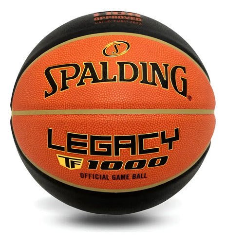 Pelota De Basquetbol Spalding Tf1000 N°7 Naranja Naranja/negro