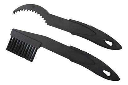 Cepillos Limpia Cadena Y Piñon Para Bicicletas O Motos Negro