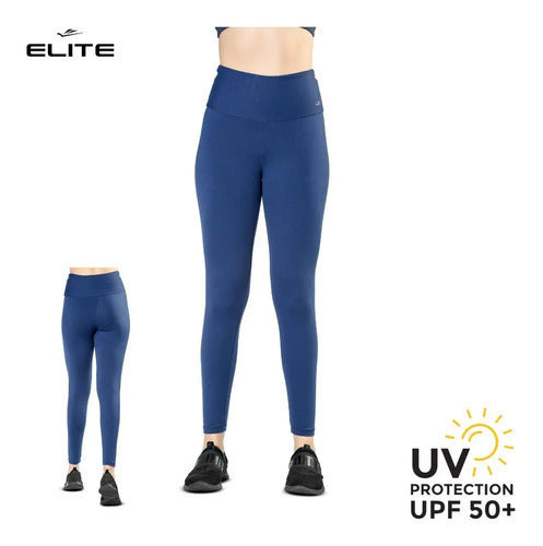 Calza Larga Suplex  Elite Brasil Con Filtro Uv +50 Faja Alta