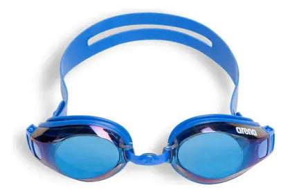 Antiparras De Natación Espejado Arena Zoom X-fit Mirror 113 Para Sin Género Color Violeta Azul
