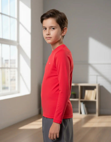 Remera Térmica Manga Larga Niño/a - Elite Mmsports