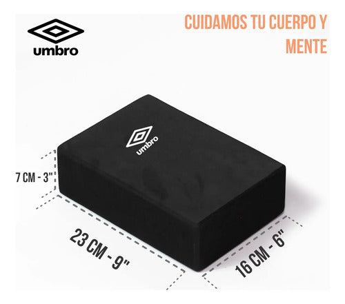 Ladrillo Yoga Umbro Pro Bloque De Goma Eva Pilates Mmsports