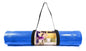 Colchoneta Mat Para Yoga De Pvc 173cm X 61cm X 0.6cm Color Azul