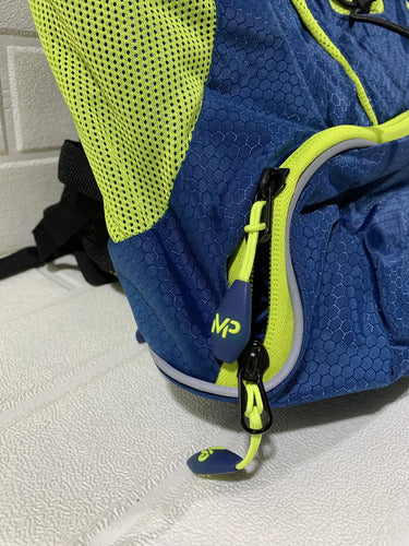 Mochila Natación Michael Phelps 31.5 L Impermeable Deportiva Azul Neón Geométrico