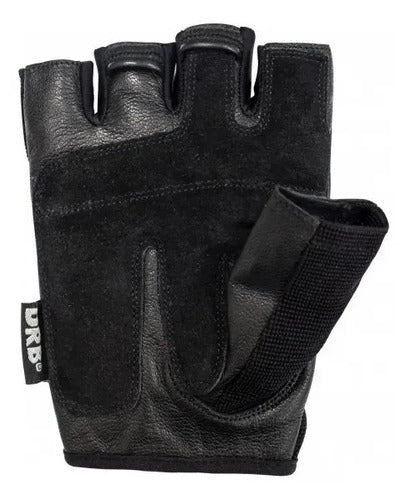 Guantes Force Fitness Drb Entrenamiento Gym Pesas Crossfit Color Negro Talle L Liso