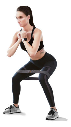 Banda Resistencia Circular Elástica Yoga Pilates - Vollo Negro