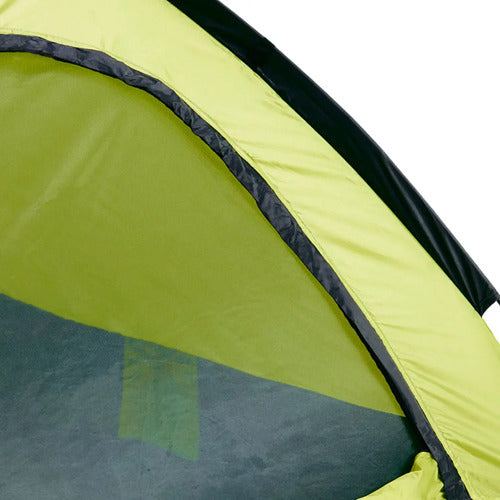 Carpa Camping Hawapi Yunka 2 Personas Impermeable 1000 Mm Verde Lima
