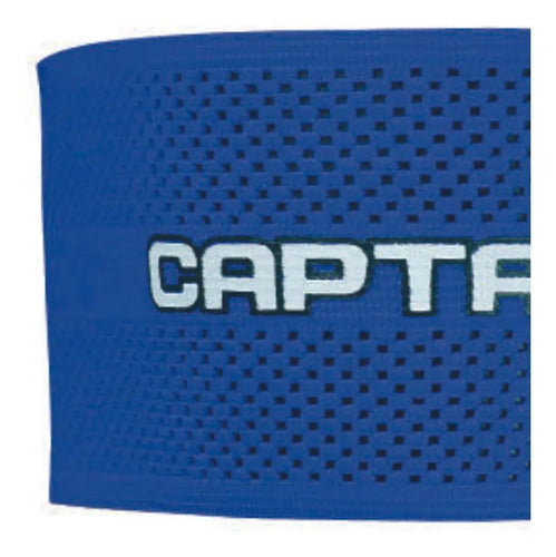 Brazalete De Capitán Kelme C/elastico Azul Único
