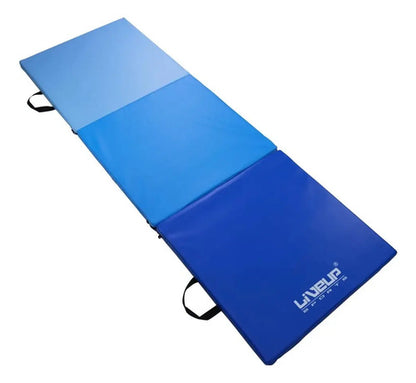 Colchoneta Entrenamiento Plegable 180x60x4 Cm - Liveup Azul