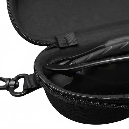 Estuche Rigido Para Lentes Con Cierre Mmsports Negro