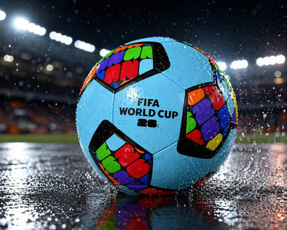 Pelota Fútbol N°5 Mundial 2026 Diseño Oficial Alta Calidad Celeste