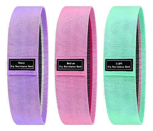 Hip Band Elastica - K'nex Verde/rosa/lila