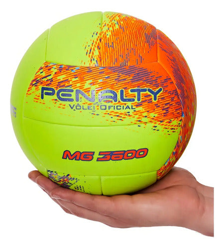 Bola Vôlei Mg 3600 X X I Penalti Amarillo/naranja