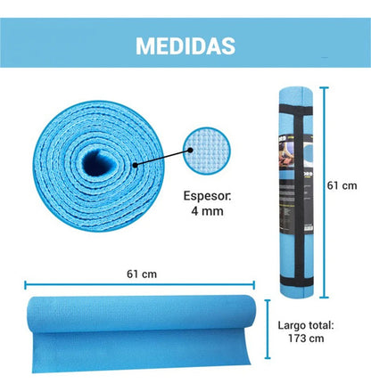 Colchoneta Yoga Mat Lisa 20 | Drb® Celeste