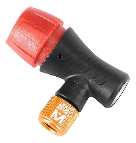 Adatapador Inflador Bicicleta Para Garrafa Co2 Sumart Color Negro