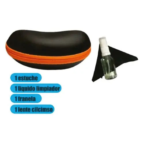Lentes Ciclismo Transparentes Zuba Transparente Negro