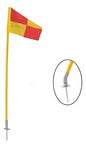 Banderín De Corner C/ Resorte Knex Fútbol Entrenamiento Amarillo Banderin De Corner