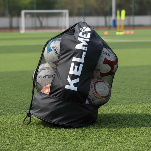 Bolsa Para Pelotas Kelme 9886019 Negro Con Logo Mmsports Negro Con Logo