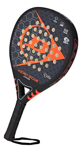 Paleta Padel Dunlop Aero Starjunior Grafito Liviana Mmsports Negro