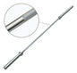 Barra Olímpica 1.50 Mts Para Pesas Discos Gym Cromado