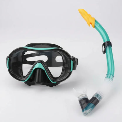 Set Snorkel Mascara Hydro 2.0 Senior Buceo Vidrio Templado Negro