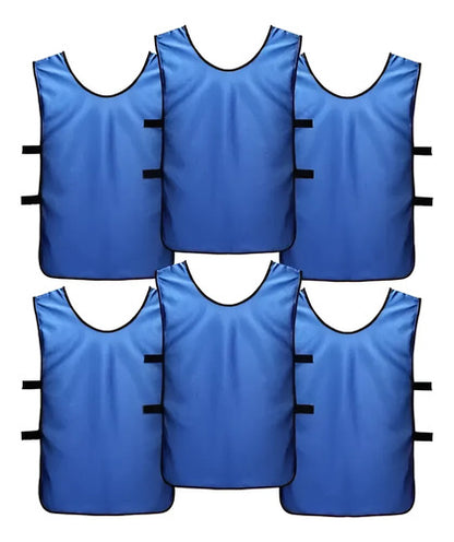 Set 6 Chalecos Entrenamiento Ajustables Fitness Deportes Multicolor
