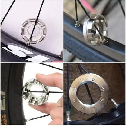 Llave Rayos Bicicleta De 10 A 15g Acero Cr Sumart 10-15